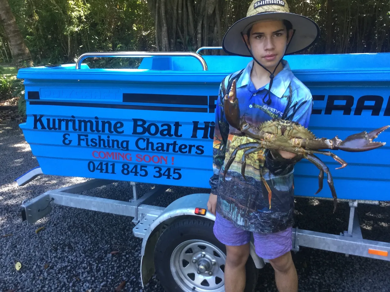 Kurrimine Hire & Fishing Charters - crab