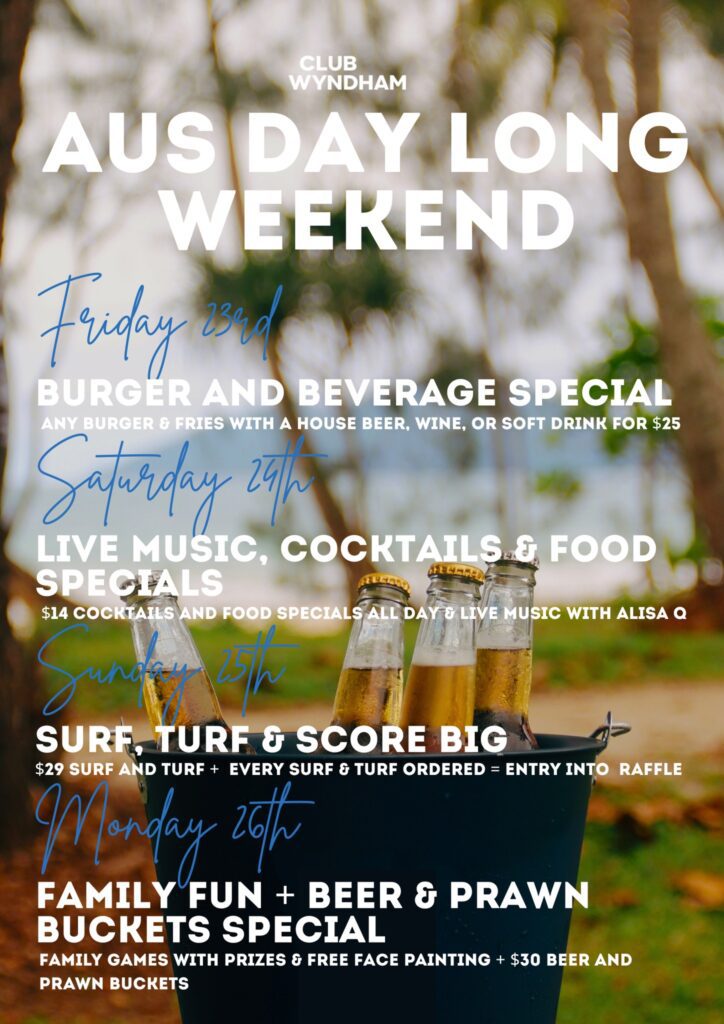 Club Wyndham Mission Beach Australia Day 2026